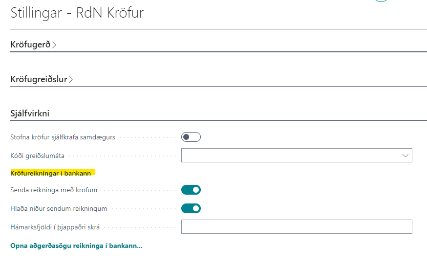 Stilingar - RdN Krofur