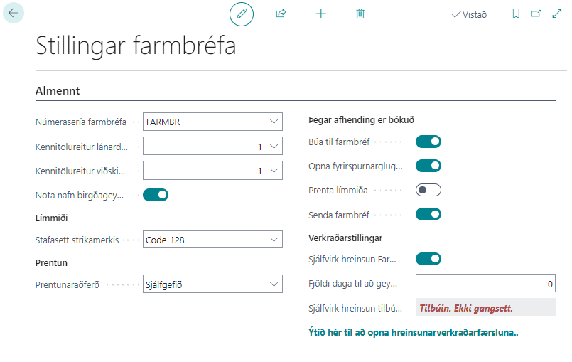 PrintNode Waybill Setup