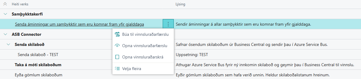 Vidbotatorg Sjalfvirkni Fleiri Adgerdir
