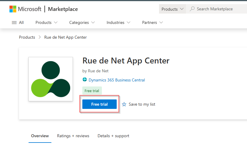 Free Trial Button