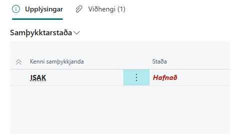 Factbox innkaupareikningur alt text
