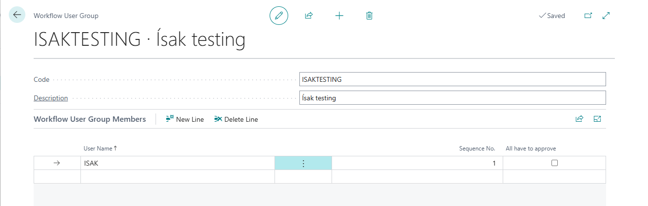 Workflow user group alt text
