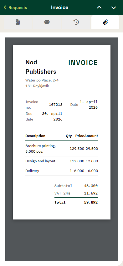 Attachments on a phone