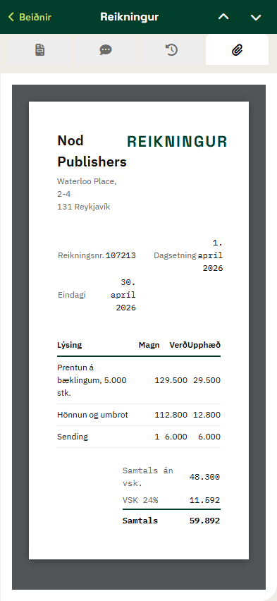 Viðhengi í síma