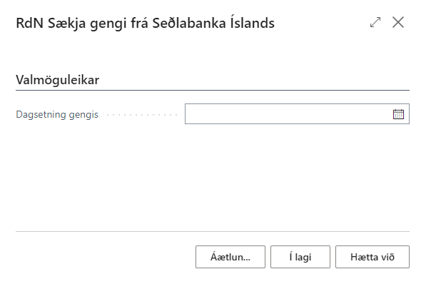 Sækja gengi frá Seðlabanka alt text