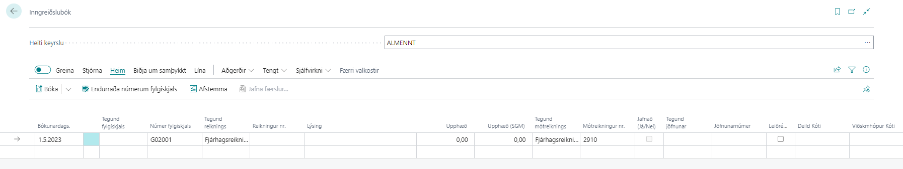 Receipt ledger alt text