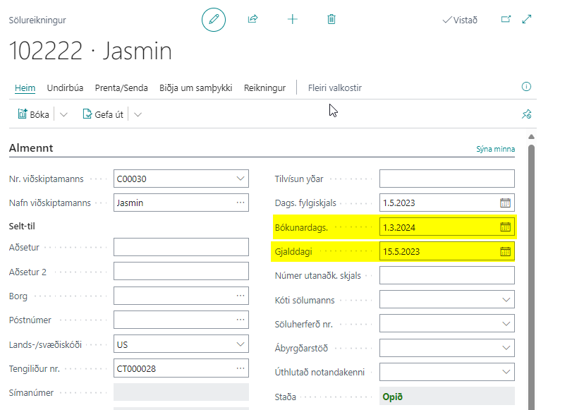 Sales Invoice alt text