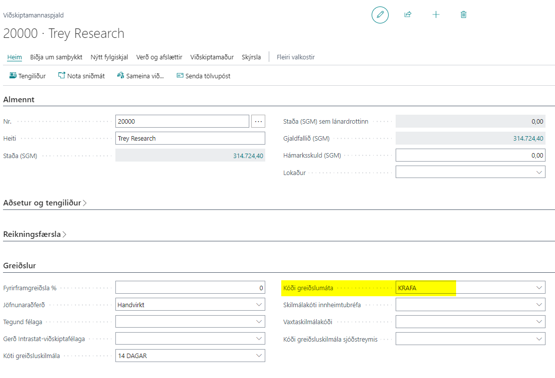 Viðskiptamannaspjald alt text