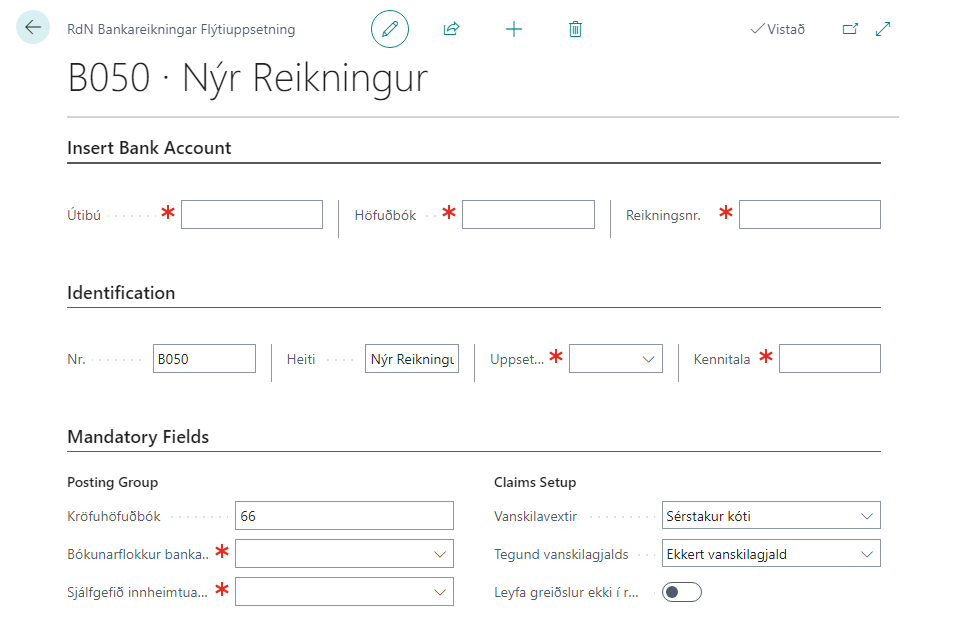 Banking Module Setup alt text