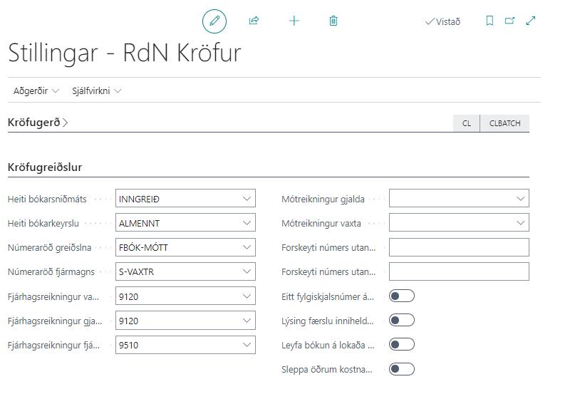 Settings - Claims alt text