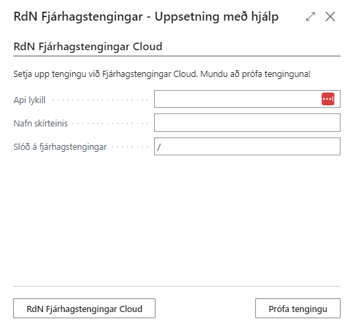 Financial Connections - Setup with Assistance alt text