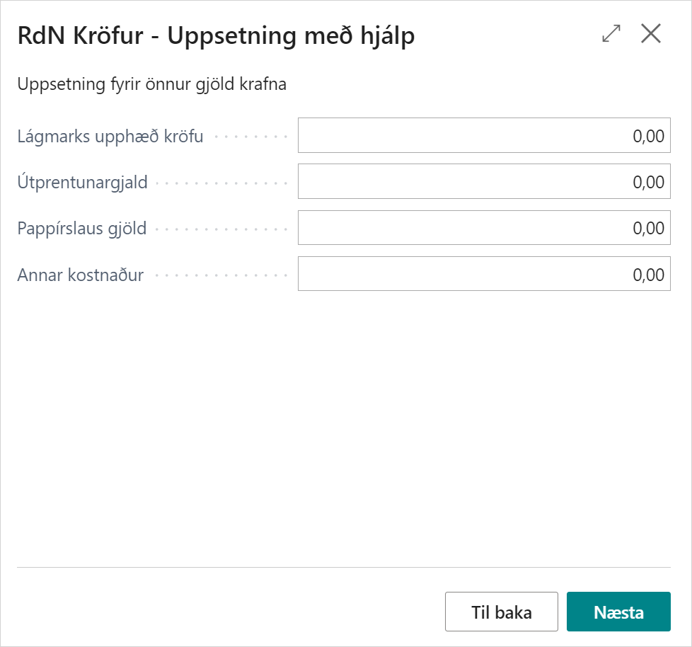 Claims - Setup with Assistance alt text