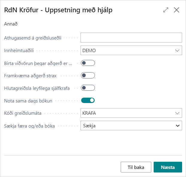 Claims - Setup with Assistance alt text
