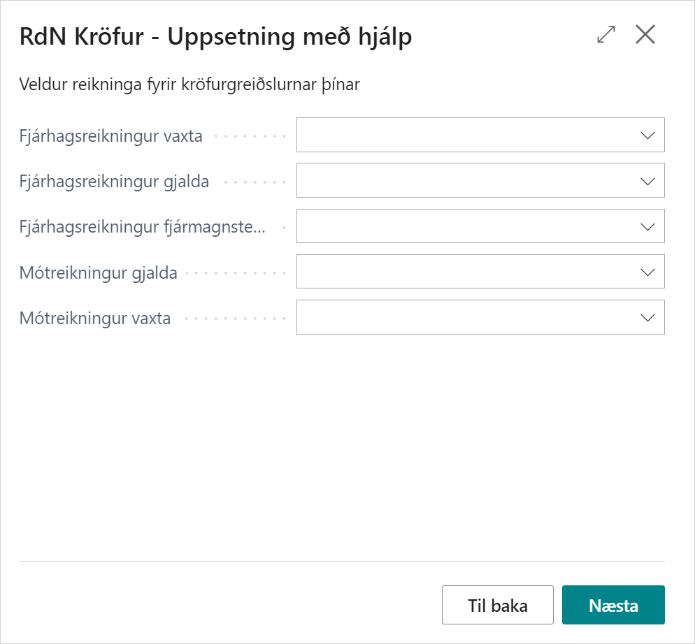 Claims - Setup with Assistance alt text