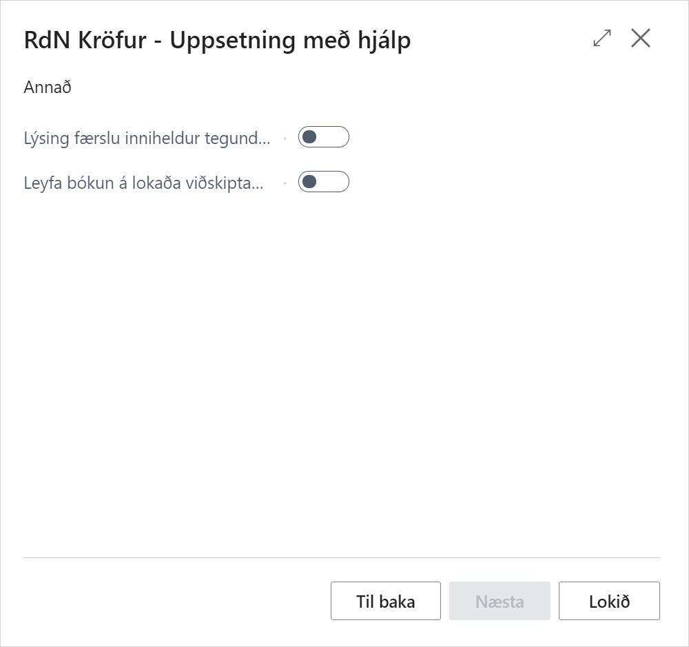 Claims - Setup with Assistance alt text