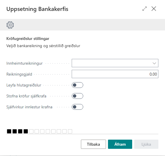 Banking Module Setup alt text