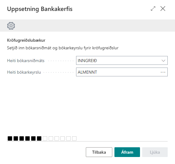 Banking Module Setup alt text