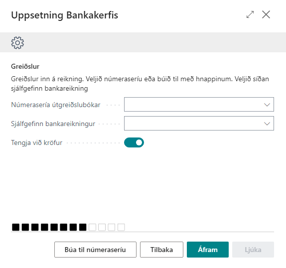 Banking Module Setup alt text
