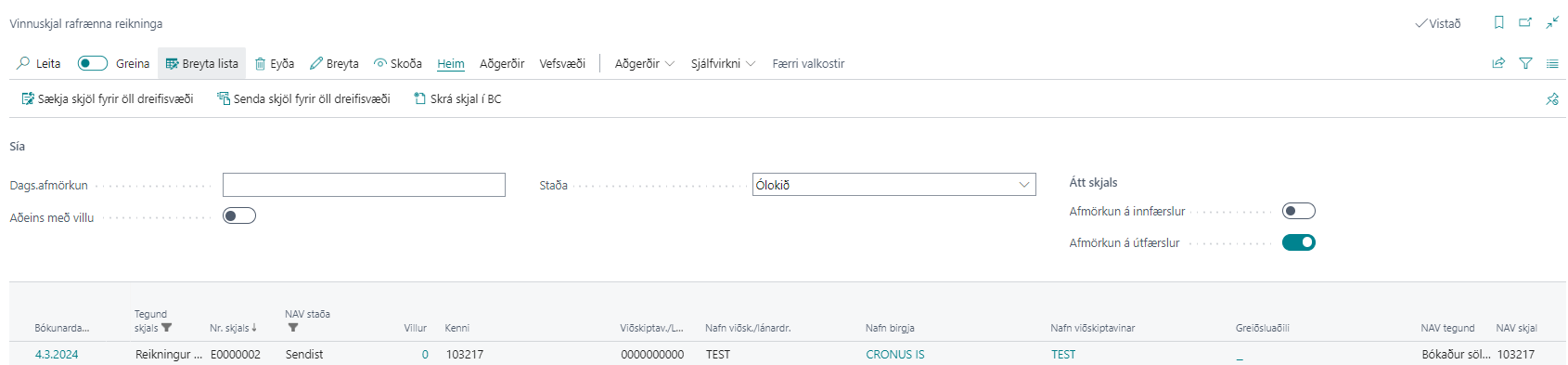 Vinnuskjal rafrænna reikninga alt text