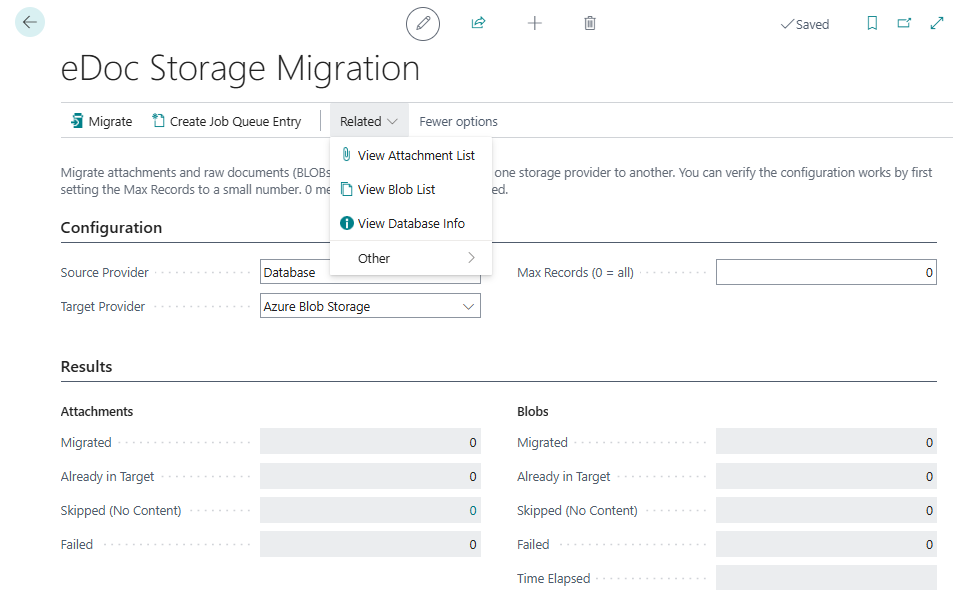Migration page