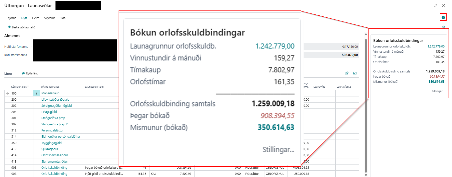Orlofsskuldbinding FactBox